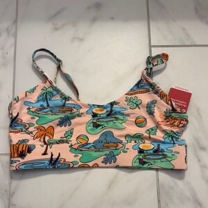 Shinesty Tropical Print Bralette-NWT